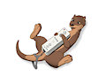 Otter and Wii Remote by markilic