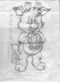 Hamburdeer Care Bear Cousin Sketch by Aldo5037