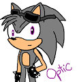 Optic The Hedgehog by GameCubeRedPony