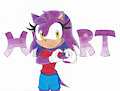 OC; Heart the Hedgehog by GameCubeRedPony