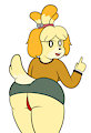 Isabelle booty by MarcodileArts