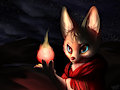 Fiery Fennec Fox by Acru