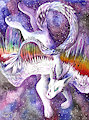 Dragon in stars by FuzzyMaro