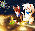 Together at the Loy- Krathong by WhiteLeo by yuu