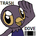 My comedic "Trash Dove" by terrenski