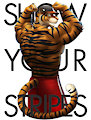 Show Your Stripes - T-Shirt Design by DreamAndNightmare