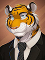 Suit Tiger - Commission for Lupestiger by DreamAndNightmare
