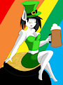 St. Patrick's pin up by Torinus87