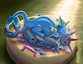 Gooey Vaporeon Pounced by Mewscaper