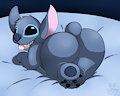 Stitch's Cute Fluffy Bum