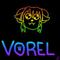 Rainbow Neon Doodle - Vorel by BlueberryBaby