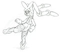 Sketch - Mega Lopunny by TheXIIILightning
