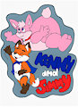 Kenny and Jimmy badge by squeakybunny