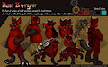Ancient Wolf Wargs Ref Sheet (CM) by Hirousan