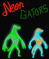 Neon Gators adopt by Frostedscales