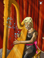 Harpist by Karmakat