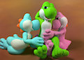 Sniffing Yoshi by cinnamoncookies