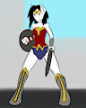 Goldie as Wonder Woman by Torinus87