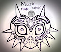 Inktober 2017 - Day 31 "Mask" by Dragonhuntx