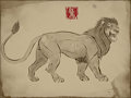 sumie lion by GeneralBarcode
