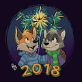 New Year 2018 by pandapaco