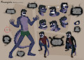 Character Sheet: Amanojaku (aka Possessed Jason) by Crocdragon