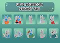 Uria Telegram stickers by BaltNWolf