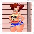 Mickey Fan-Girl Peg by Diraulus
