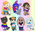 Pride Chibis part.1 by Saucy