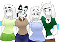 Toriel's Children From Different Fathers by Pokelolo99