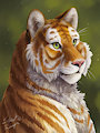 Tabby Tiger Portrait by SilentRavyn