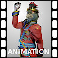 King Avogadro - Civilization Leader Animation (Commission for AvianBrittish) by Kemonokun