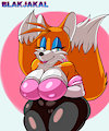 Fox in bat clothing by blakjakal