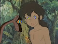 Mowgli shonen and Kaa by HypnoTales