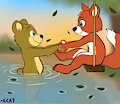 Al Bear and Dexter Fox by AlBear