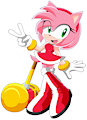 Amy Rose & Piko Piko Hammer (Sonic X Style)