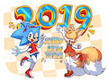 Happy new year 2019 by Sparkydb