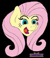 Fluttershy face by pdude