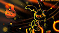 Wallpaper - Eletro Bunny by LeoKato
