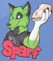 [Commission] Sparf badge by Aloisyous