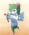 (Commission) Cupid Kirlia by Scytaless