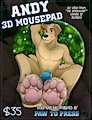 Andy 3D Mousepad! by Jackaloo