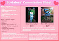 Scytaless' Commission Sheet V2 (2019) by Scytaless