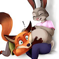 Zootopia - Nick x Judy more fluff by Bahnbahn