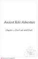 [Chapter 1] Ancient Relic Adventure