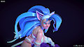 3D Fanart of Felicia from Darkstalkers