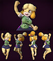 Isabelle From Animal Crossing Argento's Style