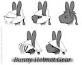 Bunny Helmet Gear -Fantasy Tales by IPickleJuiceI