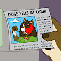 Doge Yells At Cloud by budgiebin