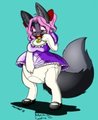 Allybot's Locking Dress, Inked by MifMaf colored by Kahncub by Kahncub